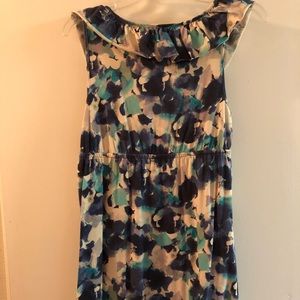 Blue and purple Loft dress